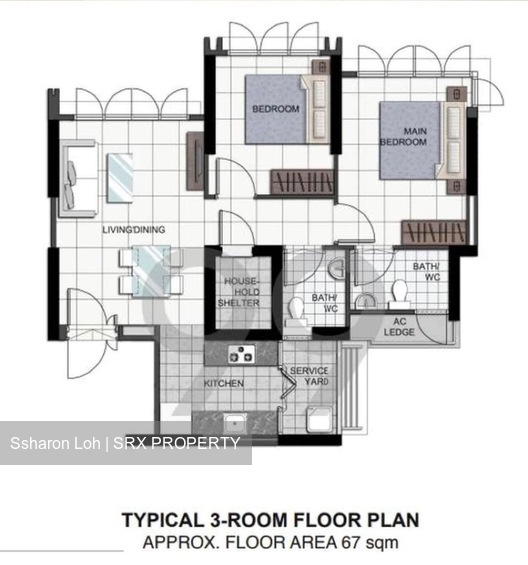Blk 57 Teban Gardens Road (Jurong East), HDB 2 Rooms #576636651